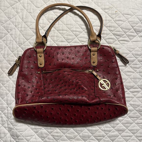 giani bernini handbags red - Picture 1 of 9